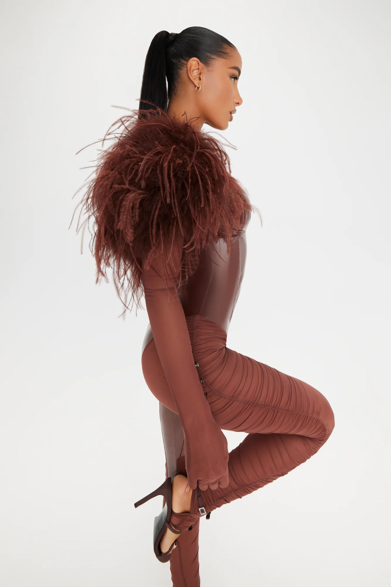 Chocolate Liquorice Catsuit - Image 7