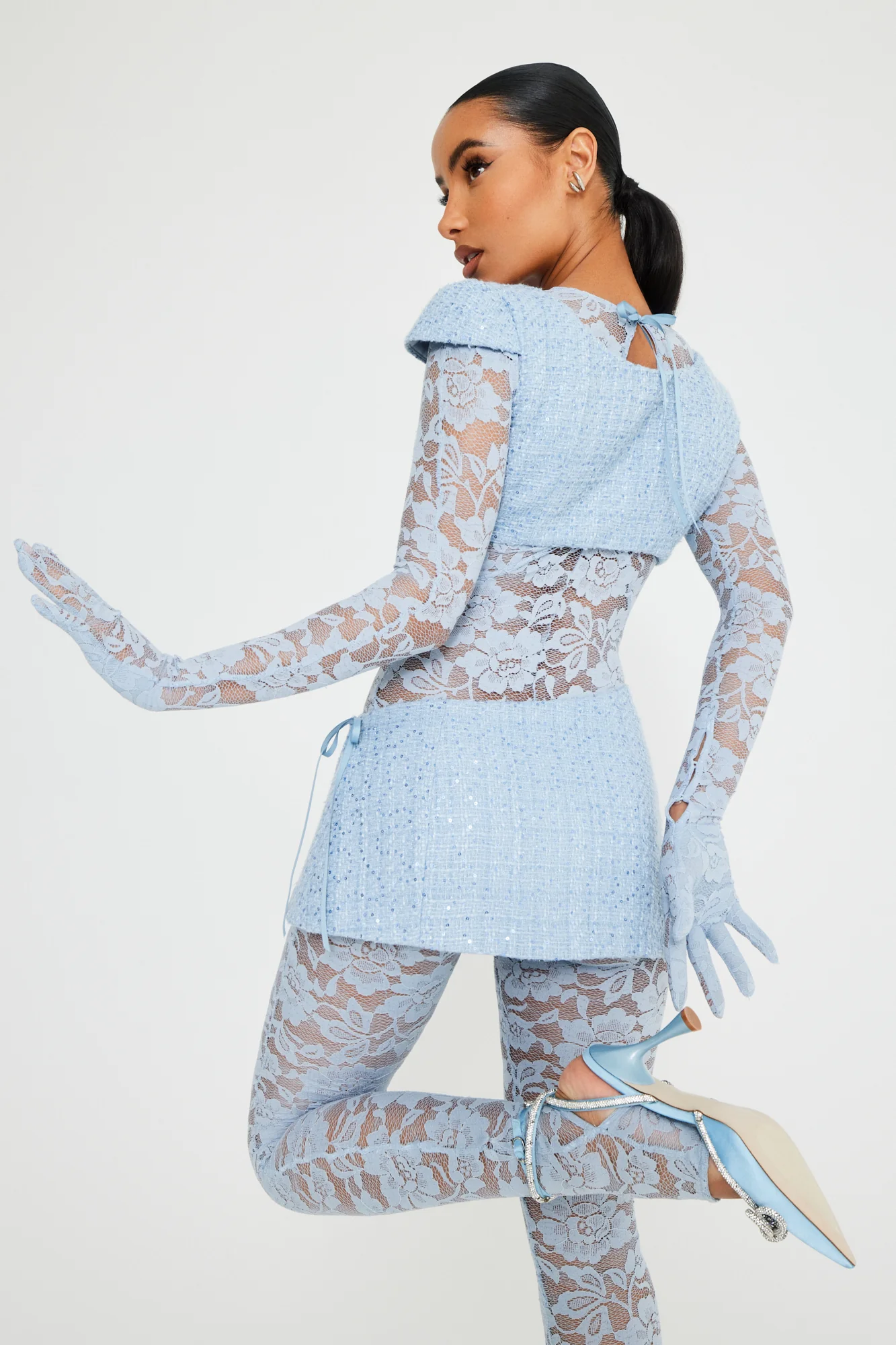 Dreamy Blue Crop Top - Image 4