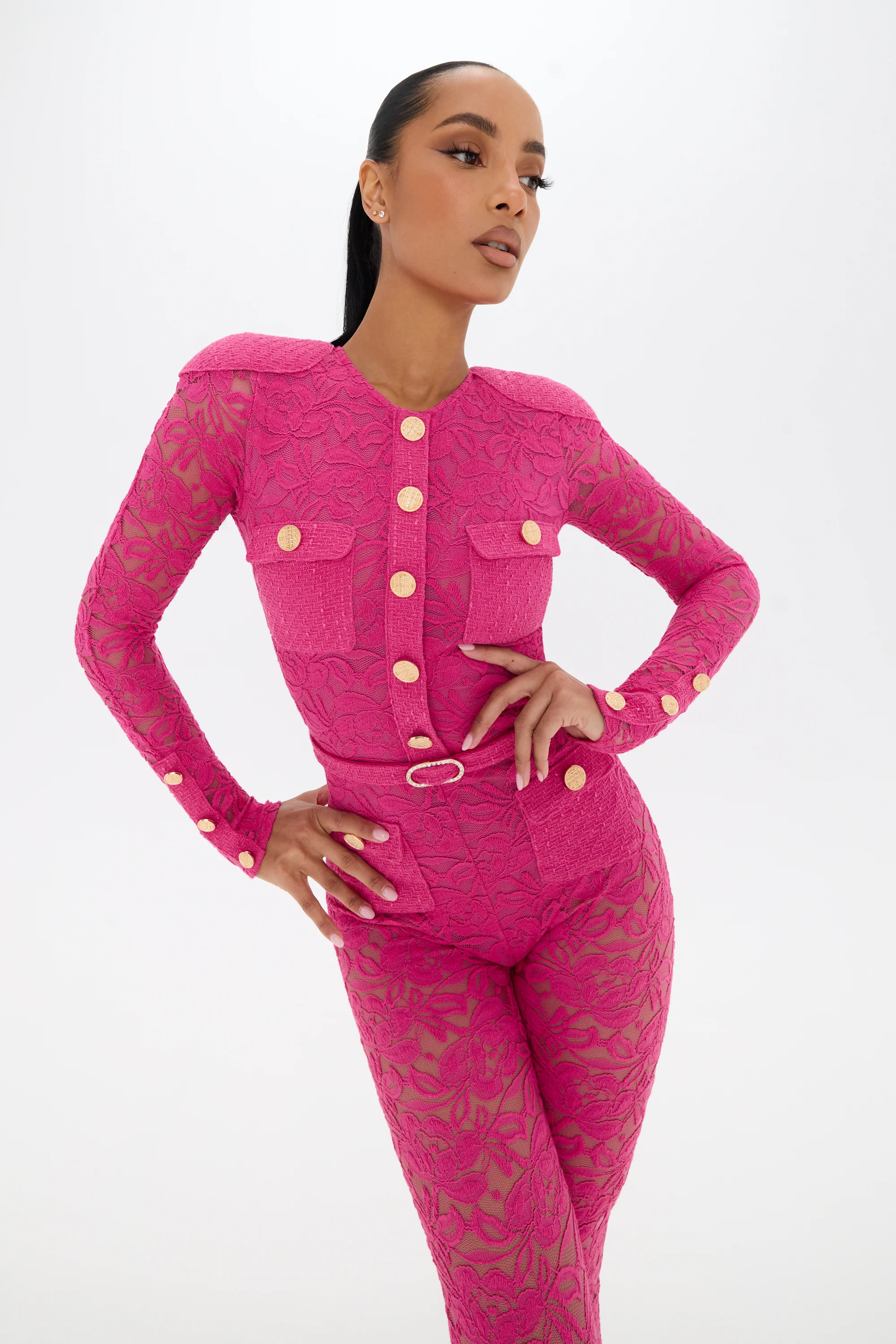 Monaco Pink Catsuit - Image 2